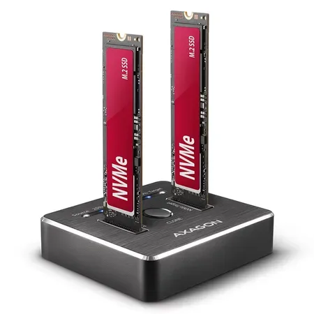 Axagon ADSA-M2C drev dockningsstation USB 3.2 Gen 2 (3.1 Gen 2) Typ-C