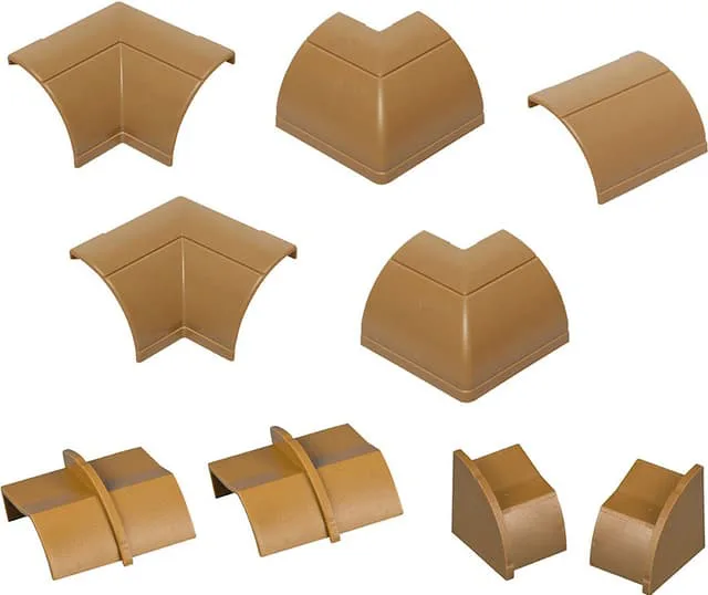 D-LINE adapterkit (22x22mm, träeffekt)