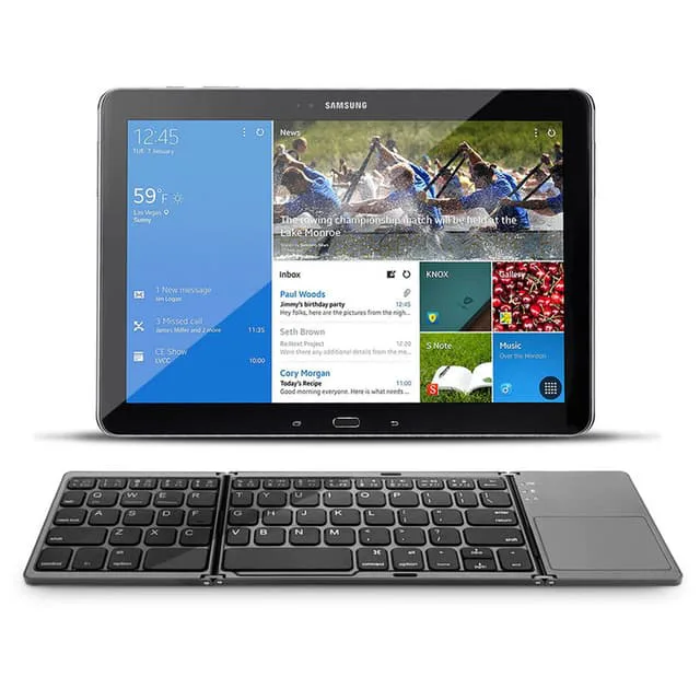 INF Fällbart Bluetooth-tangentbord Svart