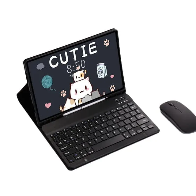 Bluetooth-tangentbord och musset för Samsung Galaxy Tab S6 Lite 10,4 t