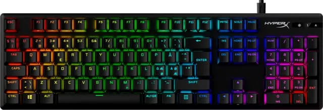 HyperX Alloy Origins Red Switch gamingtangentbord
