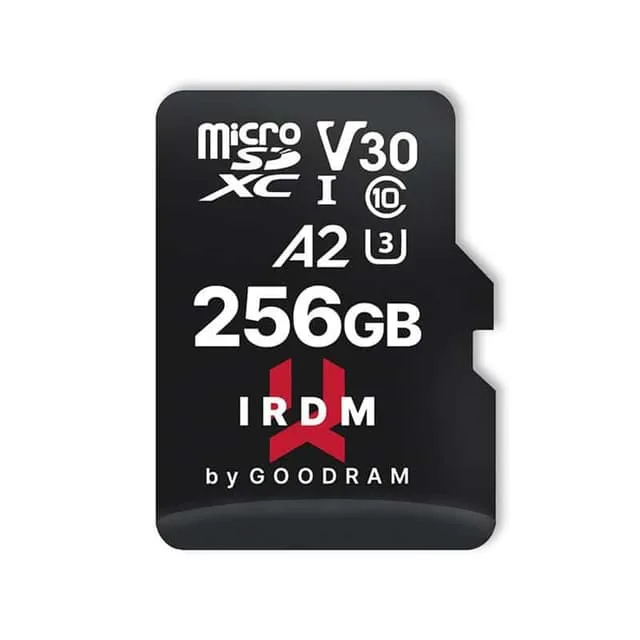 GOODRAM 256GB microCARD UHS I U3 V30 A2