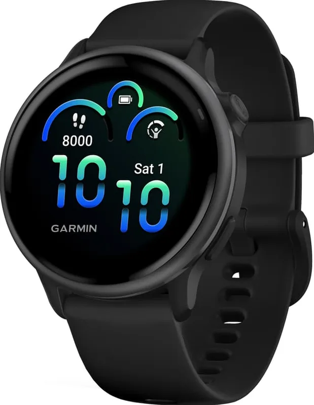 Garmin Vivoactive 6 AMOLED Smartwatch, Bone/Lunar Gold