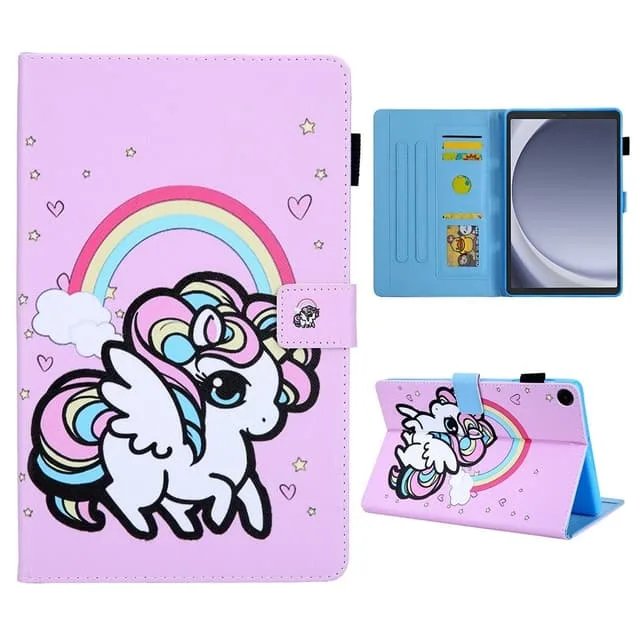 Skalo Samsung Galaxy Tab A11 PU-Läder Motiv Fodral