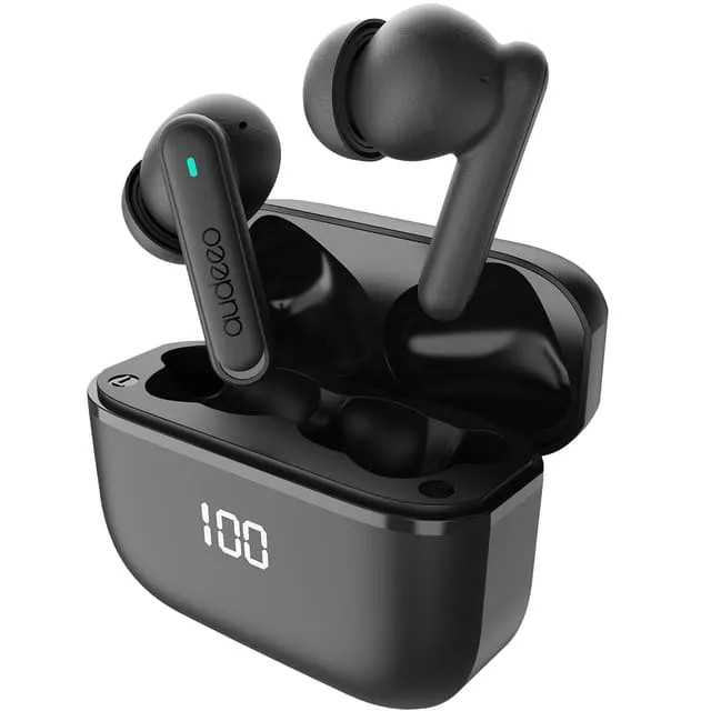 AUDEEO Hörlurar In-Ear ANC ENC LED Aeropods
