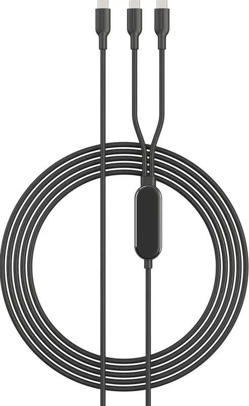 Sandstrøm Sandstrom 140W 2-i-1 USB-C-kabel