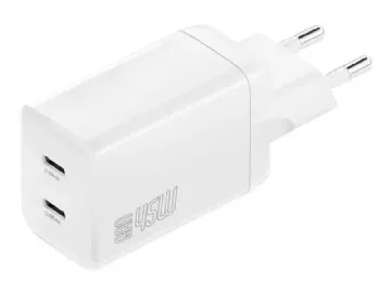 PDPlug Dual 45W GaN 2C