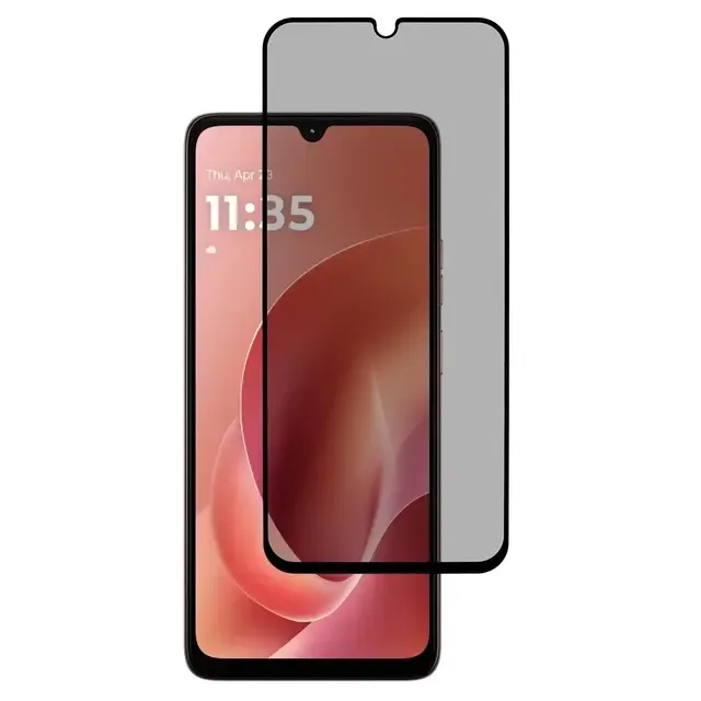 SKALO Motorola Moto G06 4G Privacy Skärmskydd Härdat Glas