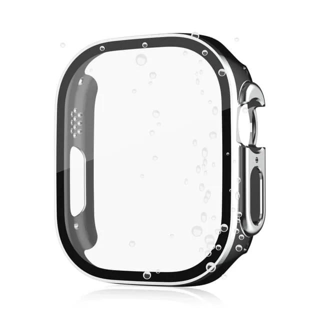Tvåfärgat vattentätt elektropläterat fodral för Apple Watch 44 mm Svar