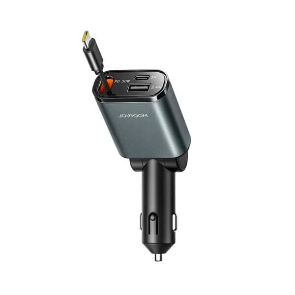 Joyroom 3i1 Billaddare med 3A USB-C