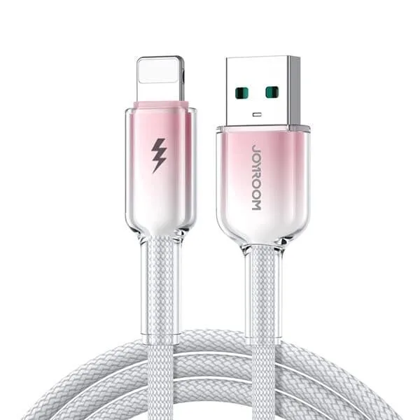 Joyroom Crystal-Clear USB-Kabel 3A USB till Lightning
