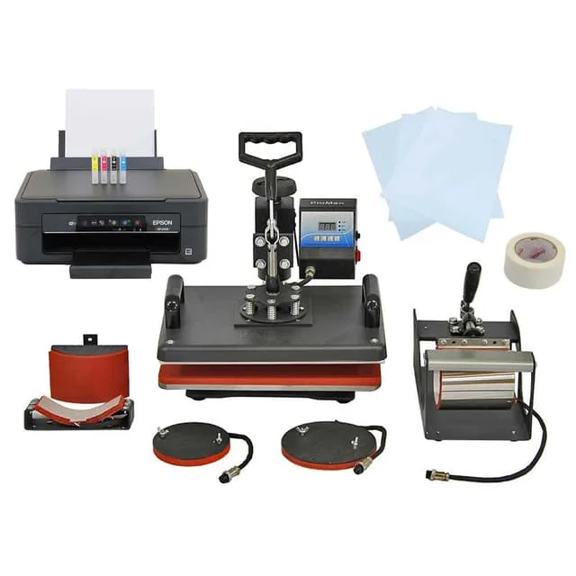 PixMax Värmepress 5 i 1 och Epson-Skrivare