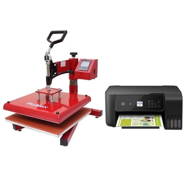 PixMax 38cm Svängbar Värmepress & Skrivare