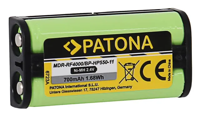 Patona Batteri för Sony MDR-RF4000 MDR-IF245RK BP-HP550-11