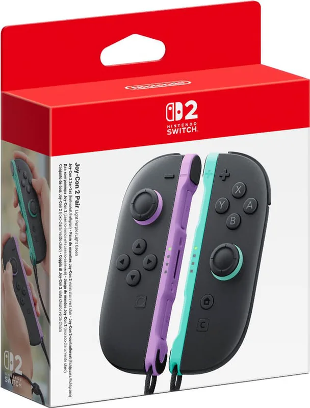 Nintendo Joy-Con 2 par ljuslila/ljusgrön