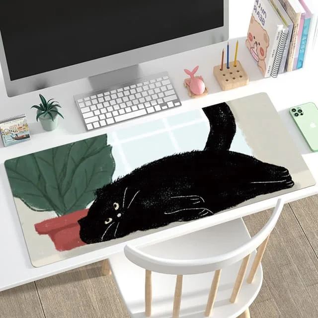 Söt kattmusmatta