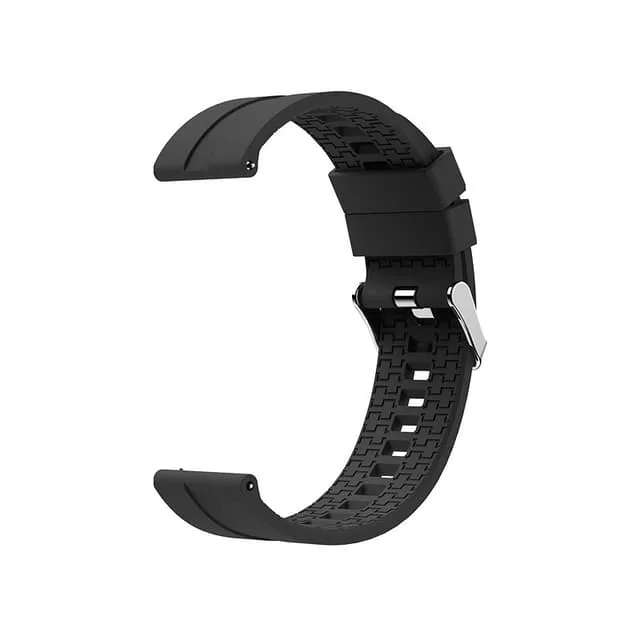 Premium Svart Silikon Klockarmband
