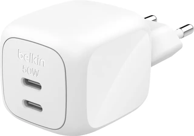 Belkin WCH019kqWH Universel Hvid Vekselstrøm Hurtig opladning Indendørs