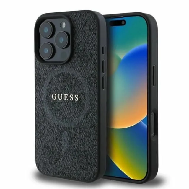 Guess Mobilskal till iPhone 16 Pro Max Magsafe 4G Ring Classic Logo