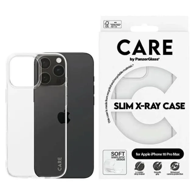 CARE By PanzerGlass Mobilskal till iPhone 16 Pro Max X-Ray Soft