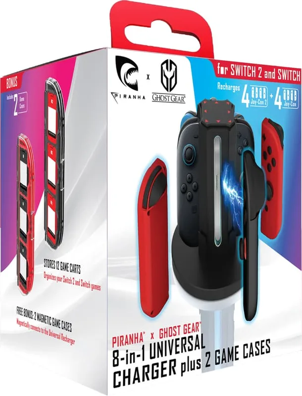 Piranha x GhostGear Nintendo Switch 1/2 Joy-Cons