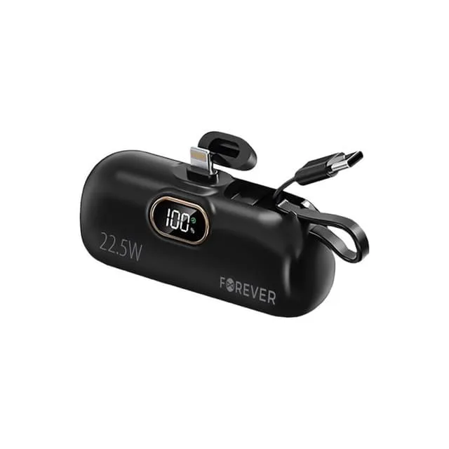 Forever Mini Powerbank 5000 mAh 22.5W Lightning