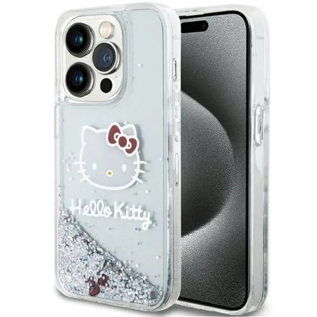 Hello Kitty Mobilskal till iPhone 13 Pro Max Liquid Glitter Charms