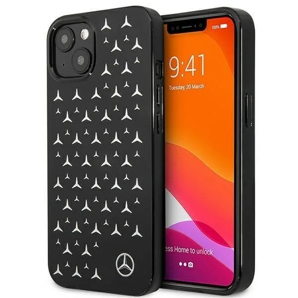 Mercedes Skal iPhone 13 Mini Silver Stars Pattern