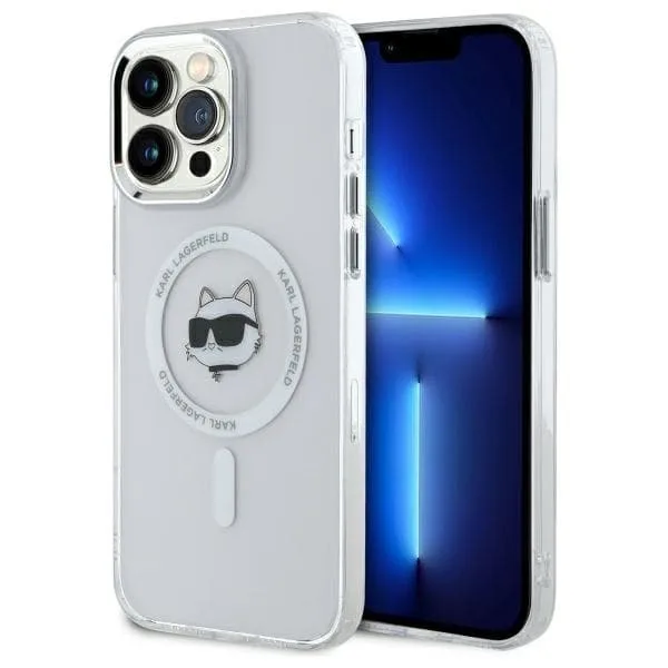 Karl Lagerfeld Mobilskal till iPhone 13 Pro Max MagSafe IML Choupette Head
