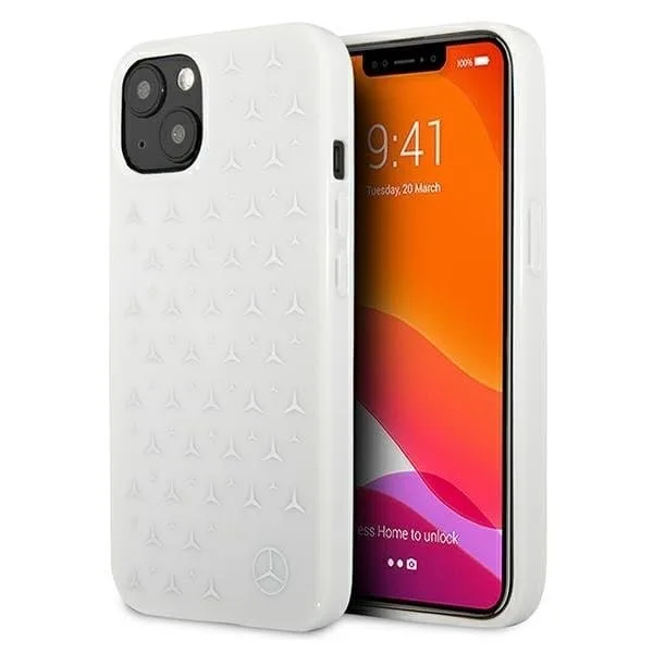 Mercedes Silver Stars Skal Pattern iPhone 13 Mini