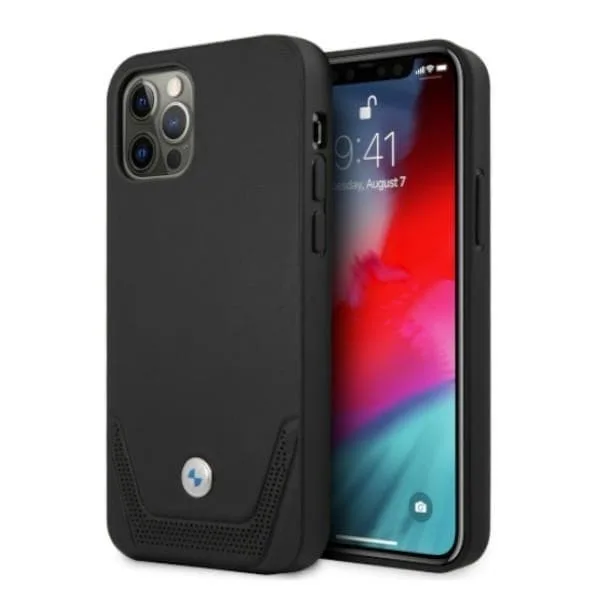 BMW Läder Perforate Skal iPhone 12 Pro Max