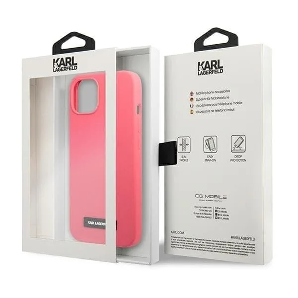 Karl Lagerfeld iPhone 13 Skal Silicone Plaque