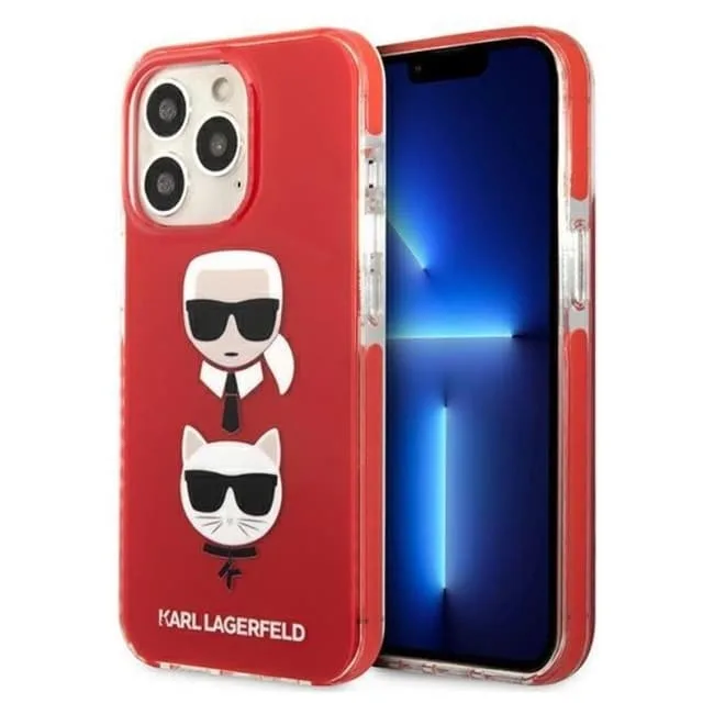 Karl Lagerfeld iPhone 13 Pro Skal Karl & Choupette Head