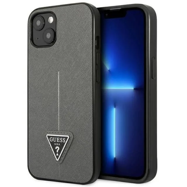 Guess iPhone 13 Mini Skal Saffiano Triangle Logo