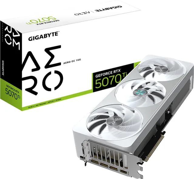 Gigabyte GeForce RTX 5070 Ti AERO OC 16G