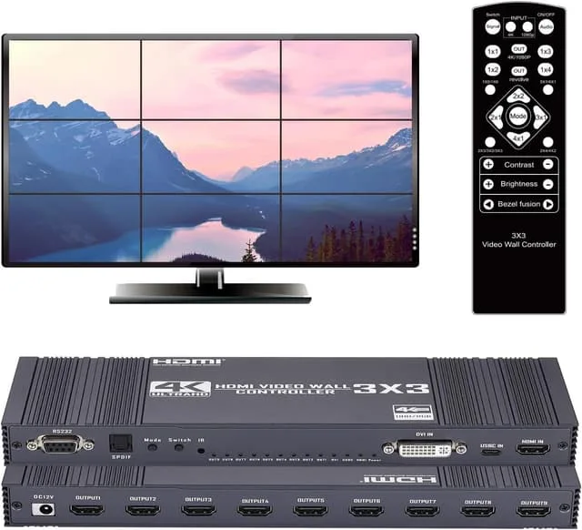 Nördic Video Wall Controller 3x3