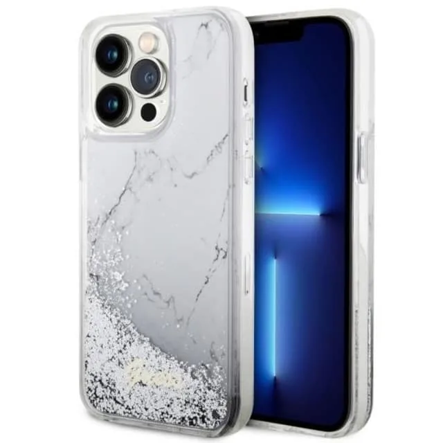 Guess Mobilskal till iPhone 14 Pro Max Liquid Glitter Marble
