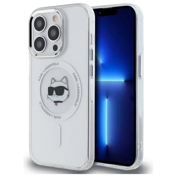 Karl Lagerfeld Mobilskal till iPhone 14 Pro MagSafe IML Choupette Head