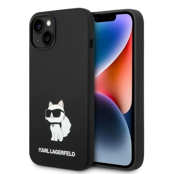 Karl Lagerfeld Choupette Silikonfodral för iPhone 14 Plus