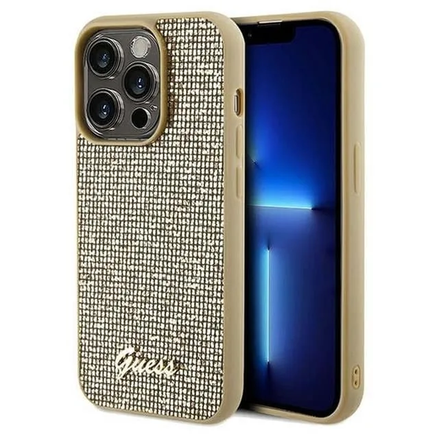 Guess iPhone 14 Pro Max Mobilskal Disco Script Metal