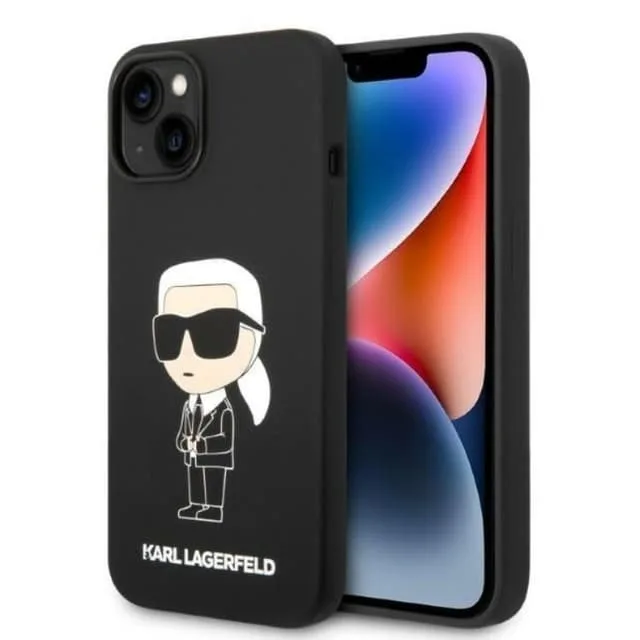 Karl Lagerfeld iPhone 14 Plus Skal Magsafe Ikonik Silicone