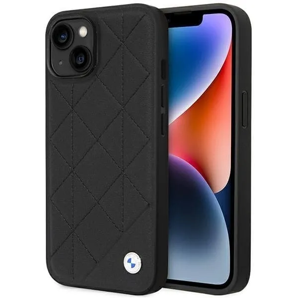 BMW Mobilskal till iPhone 14 Läder Quilted