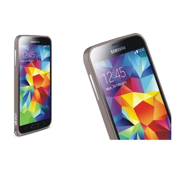 Love Mei 0.7mm Metal Bumper till Samsung Galaxy S5