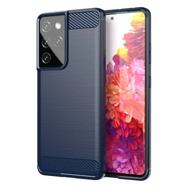 OEM Carbon Flexible TPU skal till Samsung Galaxy S21 Ultra 5G
