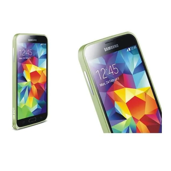 Love Mei 0.7mm Metal Bumper till Samsung Galaxy S5