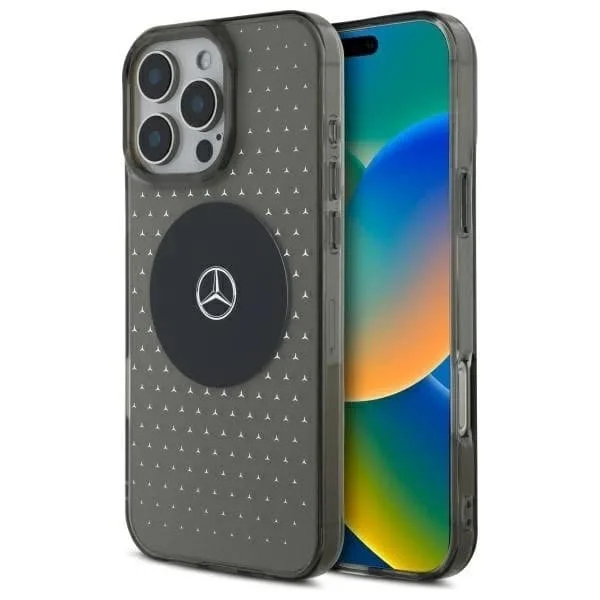 Mercedes Mobilskal till iPhone 16 Pro MB Star Pattern
