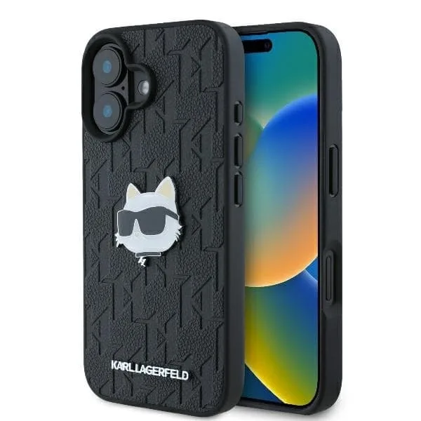 Karl Lagerfeld Mobilskal till iPhone 16 Monogram Choupette Head