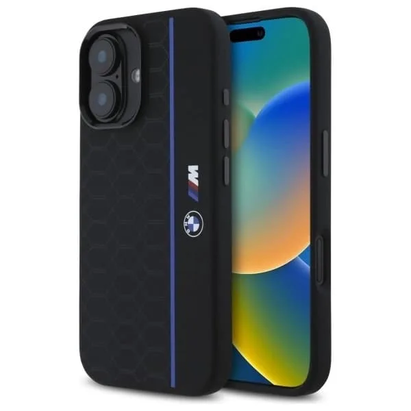 BMW Mobilskal till iPhone 16 MagSafe Silikon Hexagon