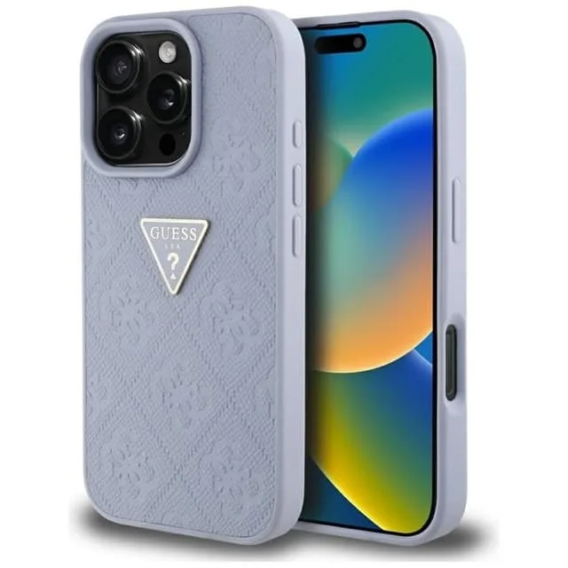 Guess Mobilskal till iPhone 16 Pro Max Hot Stamp 4G Triangle Logo