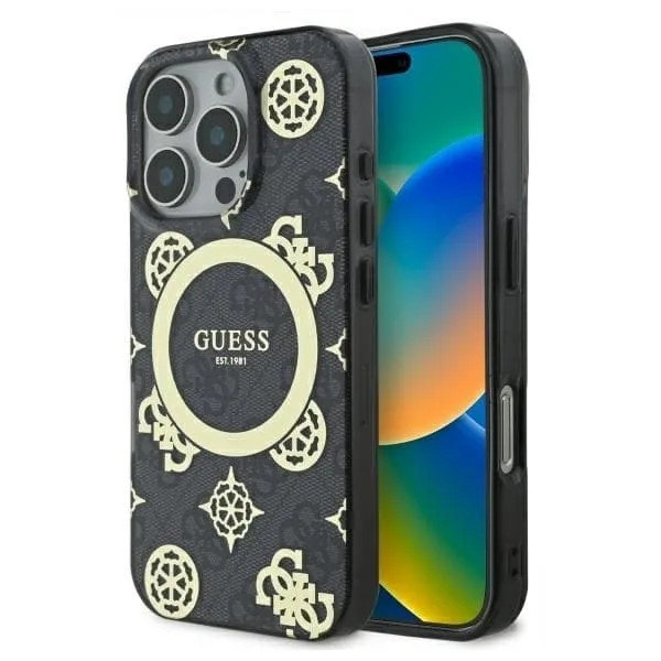 Guess Mobilskal till iPhone 16 Pro MagSafe IML Peony On 4G